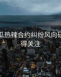 每日吃瓜热辣合约纠纷风向研判，值得关注